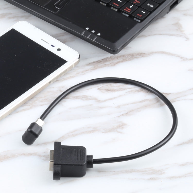 Cable conector hembra Micro USB macho a puerto de impresión cuadrado tipo B, Micro USB to B-type Square