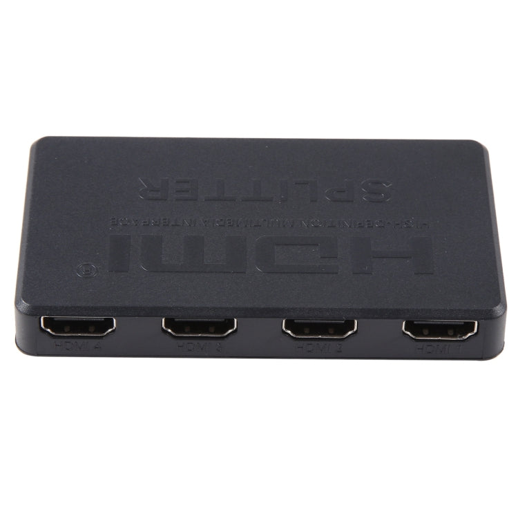 Caja divisora HDMI 3D 4K, 1 entrada x 4 salidas, fuente de alimentación USB