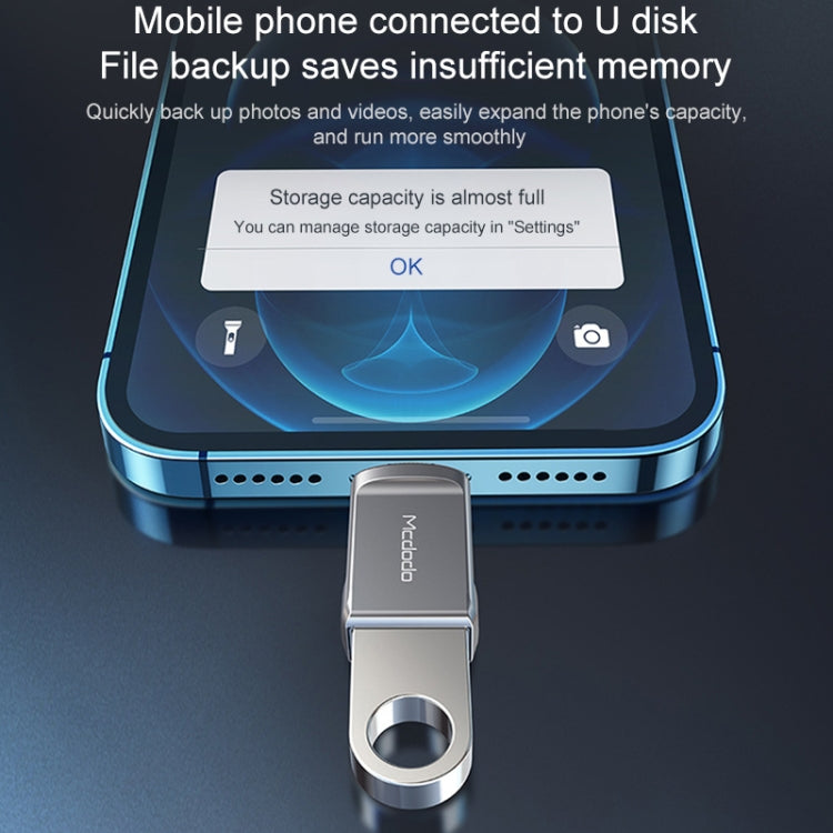 MCDODO USB 3.0 hembra a 8 pines macho OTG convertidor USB Flash Disk, 8 Pin