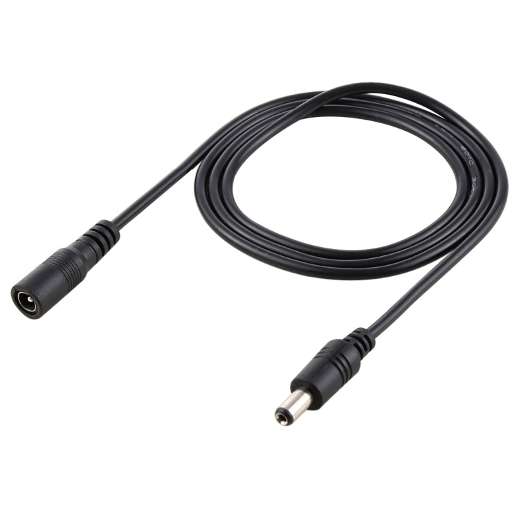 Cable de extensión de enchufe de fuente de alimentación CC hembra a macho, 1m, 22AWG, 5,5 x 2,1mm, para ordenador portátil, 1m 5.5 x 2.1mm