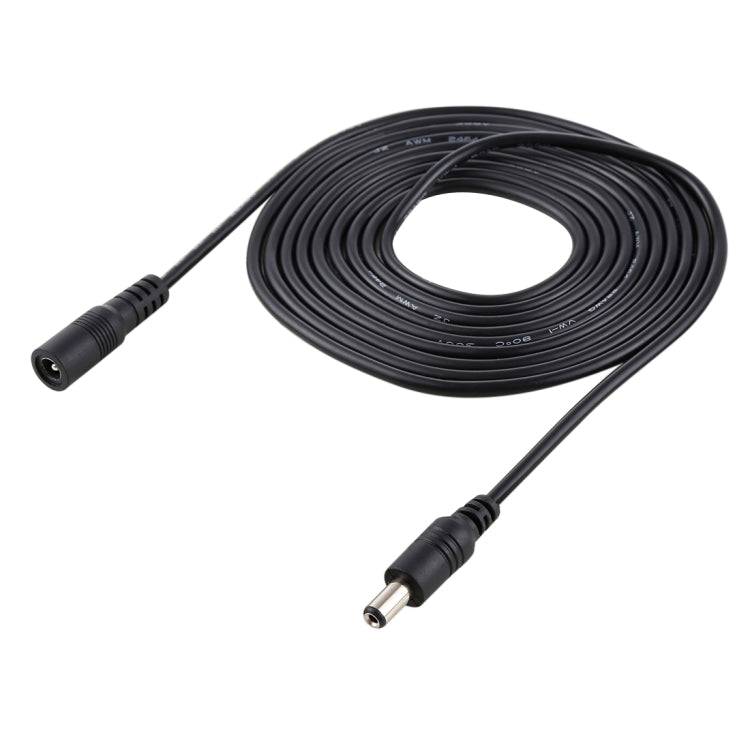 Cable de extensión de enchufe de fuente de alimentación CC hembra a macho, 2m, 22AWG, 5,5 x 2,1mm, para ordenador portátil, 2m 5.5 x 2.1mm
