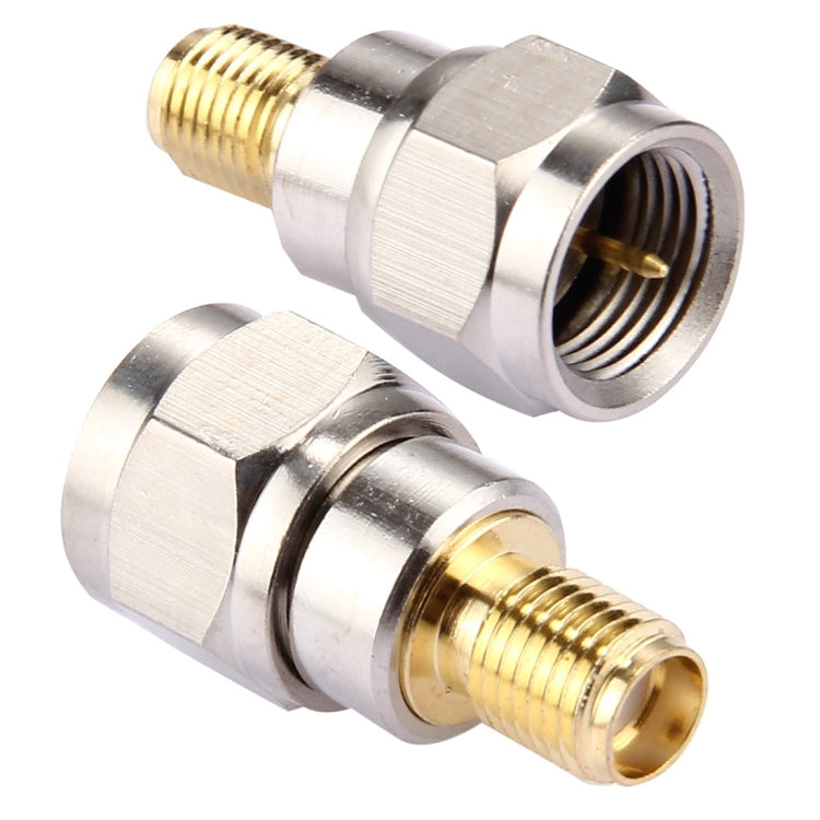 Conector F macho a SMA hembra de 2 piezas, 2Pcs F Male to SMA Female