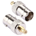 Conector BNC hembra a macho MCX de 2 piezas, Female to MCX Mal