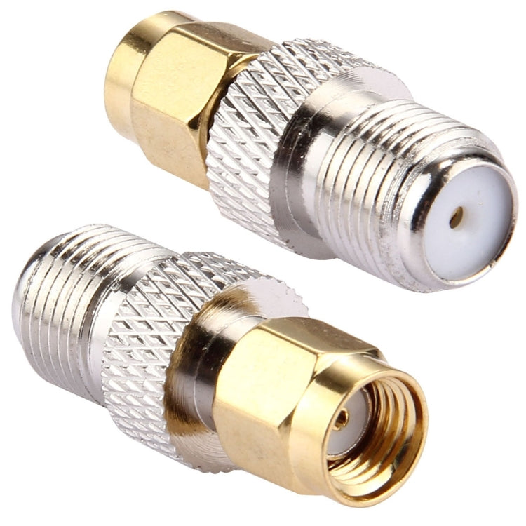Conector hembra F de 2 piezas a macho RP-SMA, 2Pcs F Female to RP-SMA Male