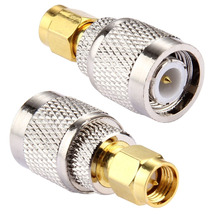 Conector TNC macho a SMA macho de 2 piezas, 2PCS TNC Male to SMA Male