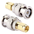 Conector BNC macho a SMA macho de 2 piezas, Male to SMA Male