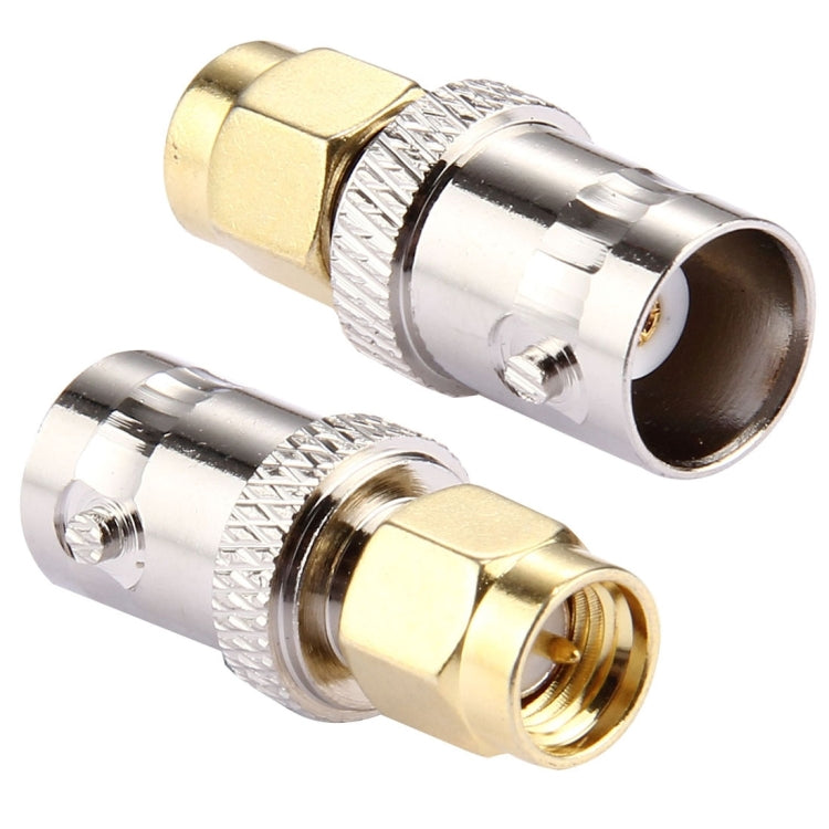 Conector BNC hembra a SMA macho de 2 piezas, Female to SMA Male