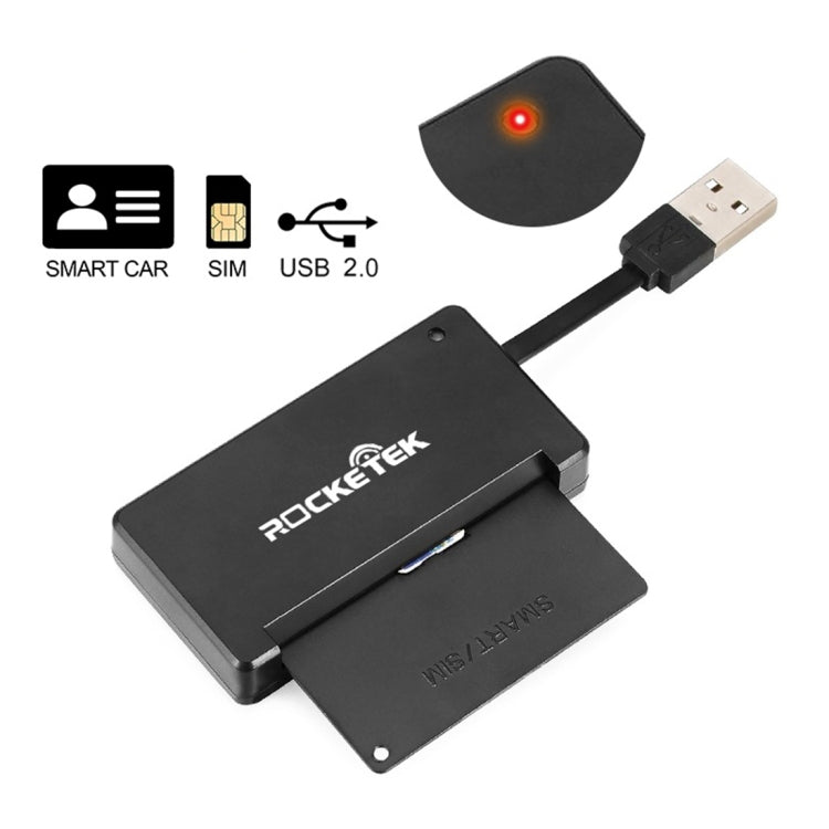 Lector de tarjetas inteligentes con chip SIM ROCKETEK SCR3 CAC ID, SCR3
