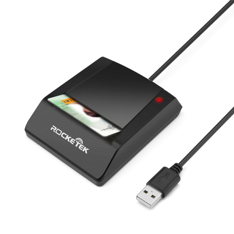 Lector de tarjetas inteligentes con chip SIM ROCKETEK RT-SCR4 CAC IC, RT-SCR4