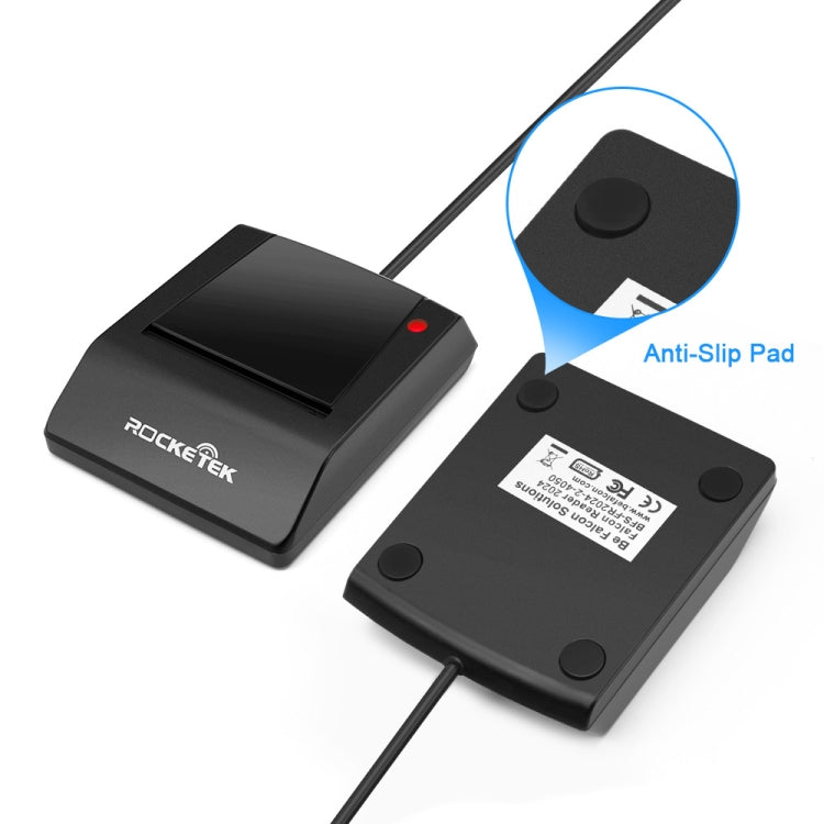 Lector de tarjetas inteligentes con chip SIM ROCKETEK RT-SCR4 CAC IC, RT-SCR4