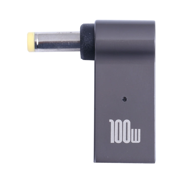 Adaptador de carga de computadora USB-C / Type-C hembra de 100 W a CC macho de 4,8 x 1,7 mm, Type-C Female to DC 4.8x1.7mm Male