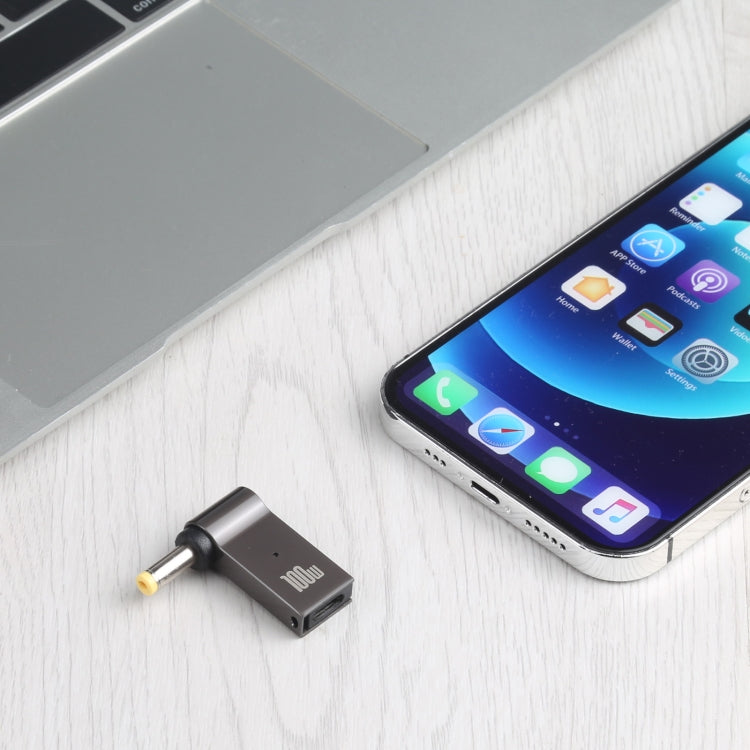 Adaptador de carga de computadora USB-C / Type-C hembra de 100 W a CC macho de 4,8 x 1,7 mm, Type-C Female to DC 4.8x1.7mm Male