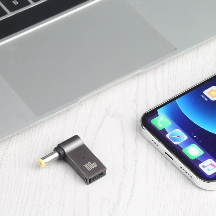 Adaptador de carga de computadora USB-C / Type-C hembra de 100 W a CC macho de 5,5 x 1,7 mm para Acer, Type-C Female to DC 5.5x1.7mm Male