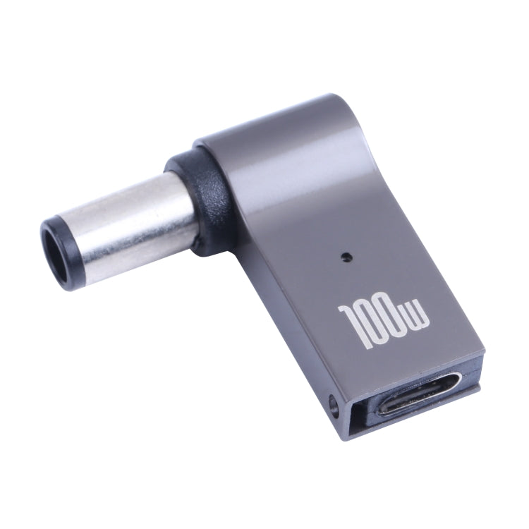 Adaptador de carga de computadora USB-C / Type-C hembra de 100 W a CC macho de 7,4 x 0,6 mm para HP, Type-C Female to DC 7.4x0.6mm Male(for HP)