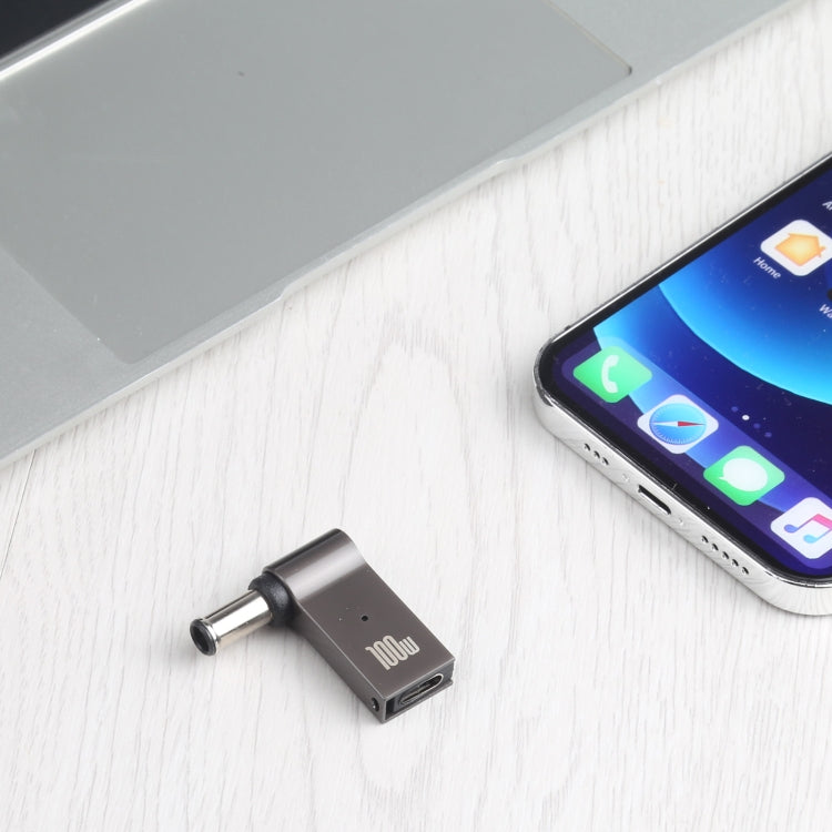 Adaptador de carga de computadora macho de 100W USB-C / Type-C hembra a DC 6.0x1.4mm macho para Sony, Type-C Female to DC 6.0x1.4mm Male