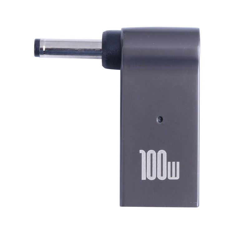 Adaptador de carga de computadora USB-C / Type-C hembra de 100 W a CC macho de 3,5 x 1,35 mm, Type-C Female to DC 3.5x1.35mm Male