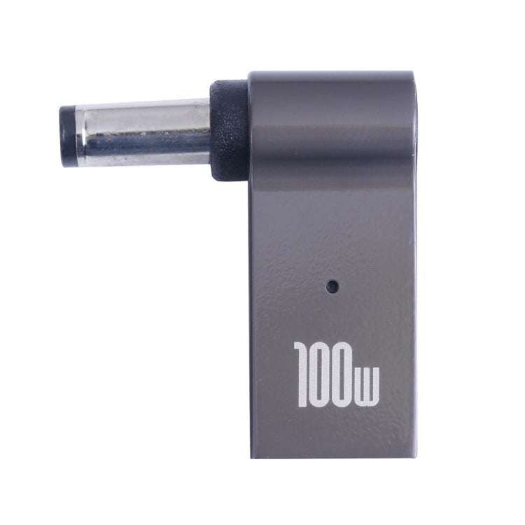 Adaptador de carga de computadora USB-C / Type-C hembra de 100 W a CC macho de 5,5 x 2,1 mm, Type-C Female to DC 5.5 x 2.1mm Male