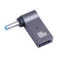 Adaptador de carga de computadora USB-C / Type-C hembra de 100 W a CC macho de 4,5 x 3,0 mm para HP, Type-C to DC 4.5x3.0mm