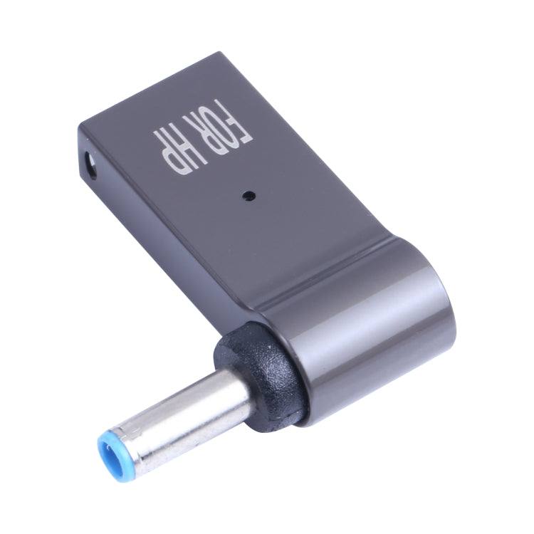 Adaptador de carga de computadora USB-C / Type-C hembra de 100 W a CC macho de 4,5 x 3,0 mm para HP, Type-C to DC 4.5x3.0mm