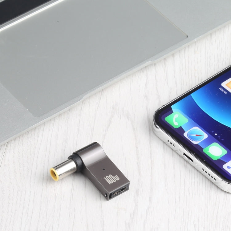 Adaptador de carga de computadora macho de 100 W USB-C / Type-C hembra a DC 7,9x5,0 mm para Lenovo, Type-C Female to DC 7.9x5.0mm Male