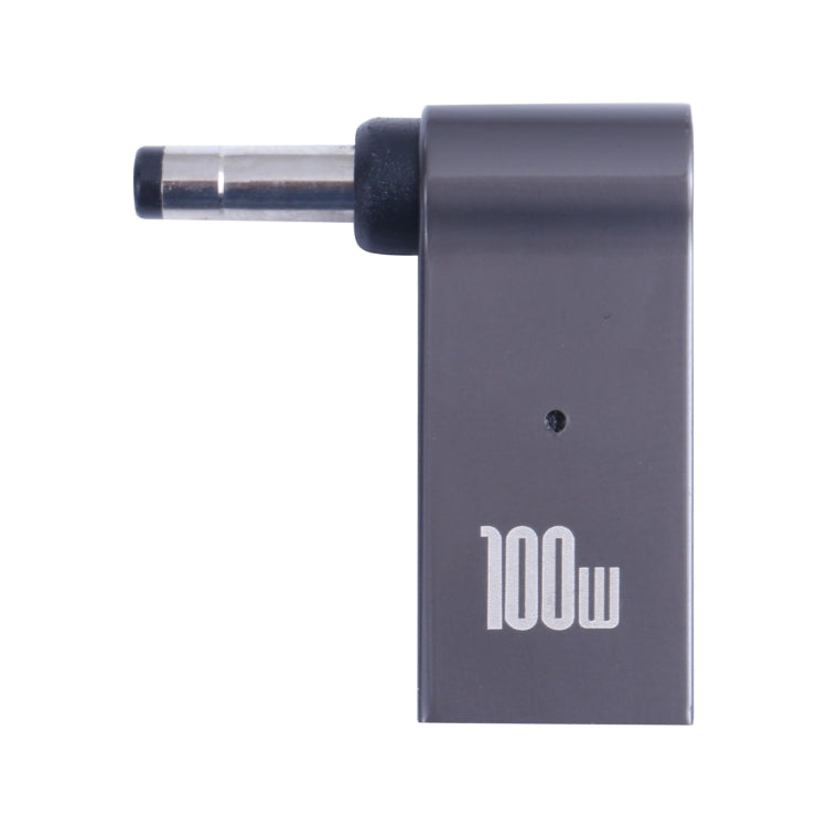 Adaptador de carga de computadora USB-C / Type-C hembra de 100 W a CC macho de 4,0 x 1,7 mm para Lenovo, Type-C Female to DC 4.0x1.7mm Male(Black)