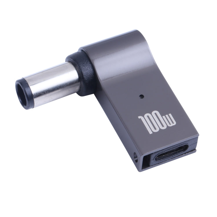 Adaptador de carga de computadora USB-C / Type-C hembra de 100 W a CC macho de 7,4 x 0,6 mm para Dell, Type-C Female to DC 7.4x0.6mm Male(for Dell)