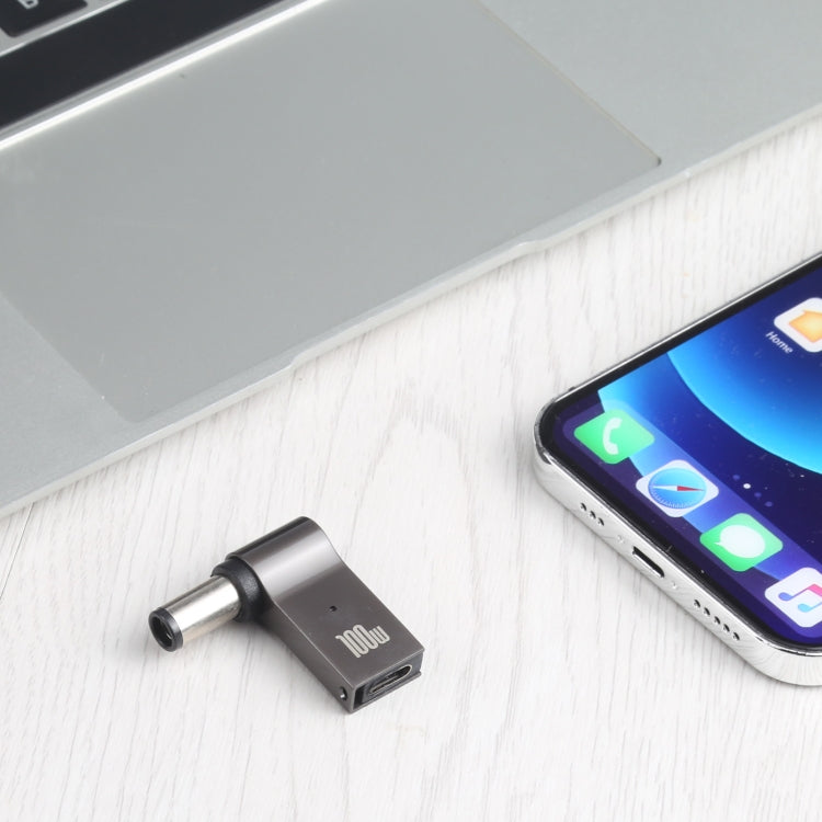 Adaptador de carga de computadora USB-C / Type-C hembra de 100 W a CC macho de 7,4 x 0,6 mm para Dell, Type-C Female to DC 7.4x0.6mm Male(for Dell)