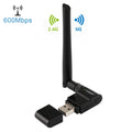 EDUP EP-AC1635 600Mbps Adaptador Ethernet USB inalámbrico de doble banda 11AC Antena 2dBi para computadora portátil / PC, EP-AC1635
