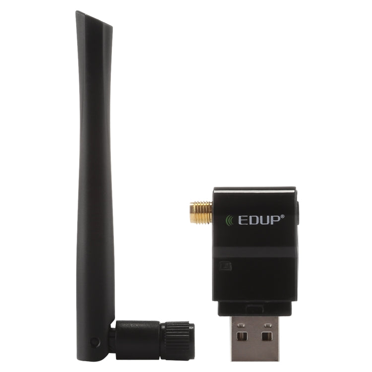 EDUP EP-AC1635 600Mbps Adaptador Ethernet USB inalámbrico de doble banda 11AC Antena 2dBi para computadora portátil / PC, EP-AC1635
