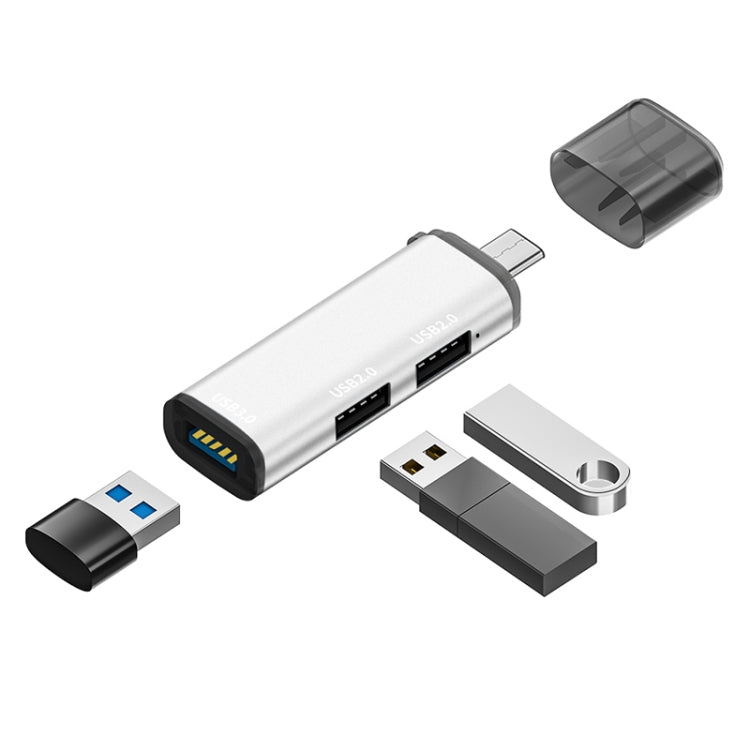 ADS-302C Estación de acoplamiento HUB multifunción tipo C / USB-C 3 en 1, ADS-302C