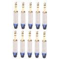 10 Uds TC203N 6,35mm conector de audio estéreo chapado en oro enchufe de soldadura