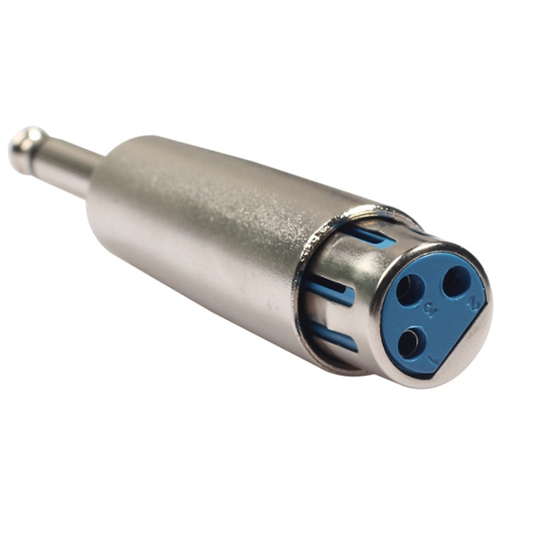 5 PCS LZ1167G 6,35 mm Cabezal macho de una sola pista a enchufe adaptador de audio hembra XRL (Negro), LZ1167, LZ1167G