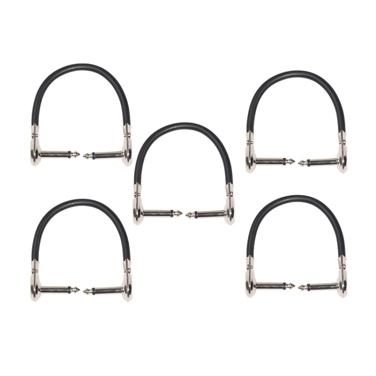 5 uds TC095-15 Cable conector de efector de guitarra macho a macho de 6,35mm