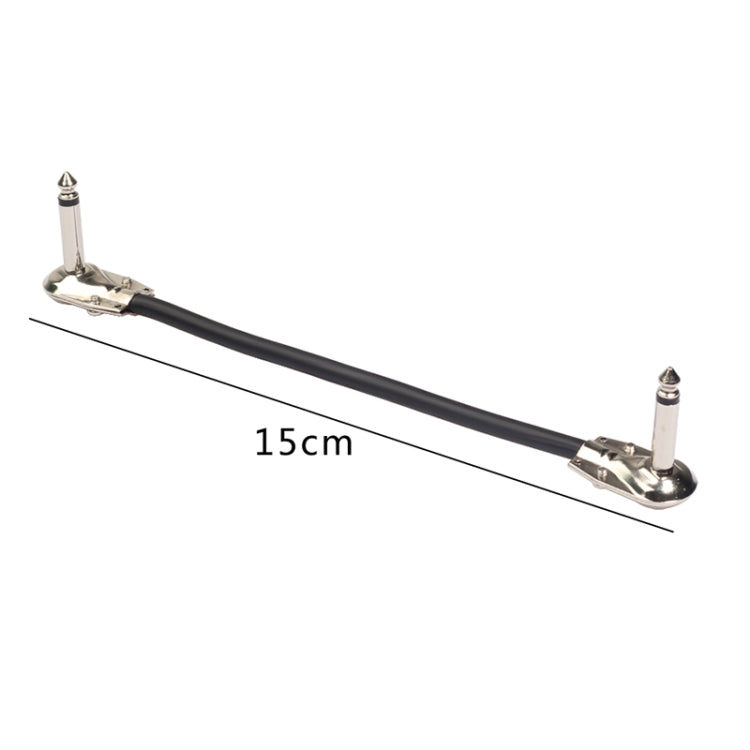 5 uds TC095-15 Cable conector de efector de guitarra macho a macho de 6,35mm