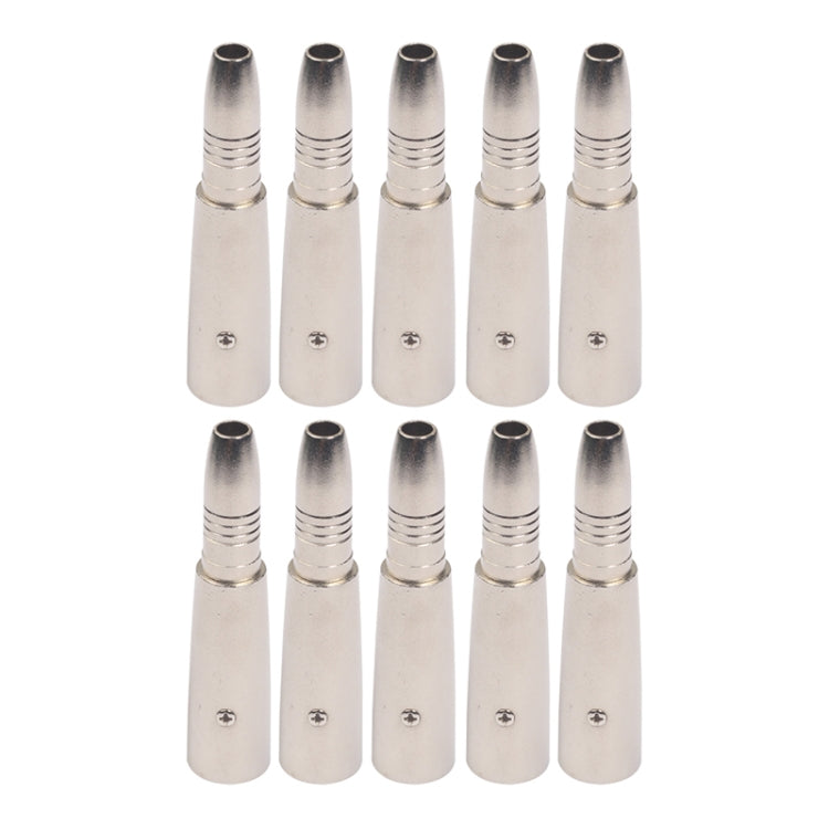 10 PCS LZ1164-1 Adaptador de audio XRL hembra a macho de 6,35 mm