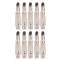 10 PCS LZ1163-1 Adaptador de audio XRL hembra a hembra de 6,35 mm