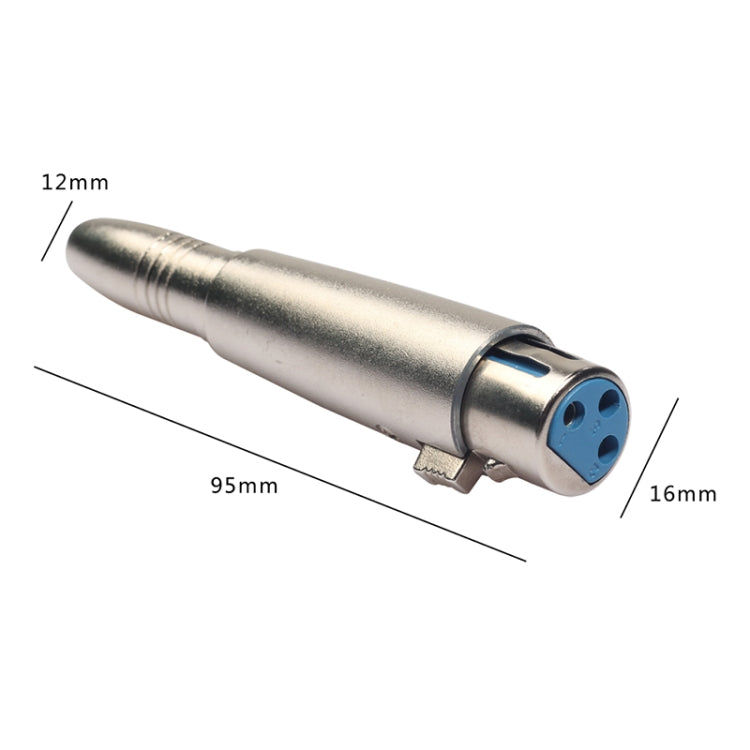 10 PCS LZ1163-1 Adaptador de audio XRL hembra a hembra de 6,35 mm