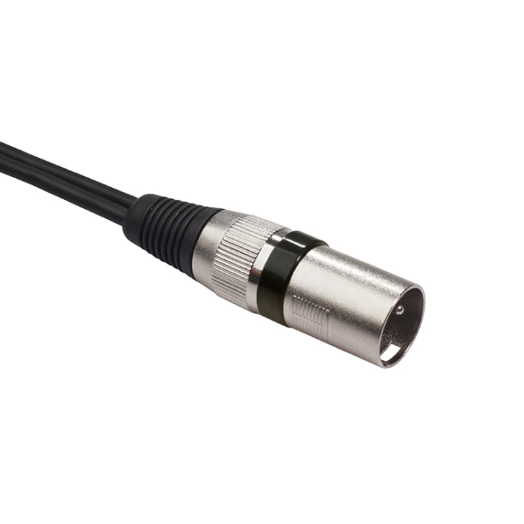 2055MFF-03 Cable de audio para micrófono XLR macho a doble hembra 2 en 1, longitud: 0,3 m
