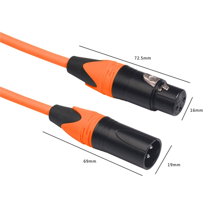 Cable de audio para mezclador de micrófono XRL macho a hembra, longitud: 5 m, Length: 5m