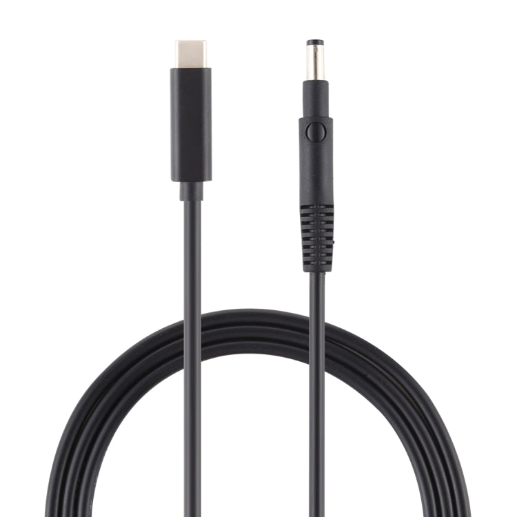 Cable de carga de alimentación para computadora portátil USB-C / Type-C a 4,8 x 1,7 mm, longitud del cable: aproximadamente 1,5 m, Type-C to 4.8 x 1.7mm