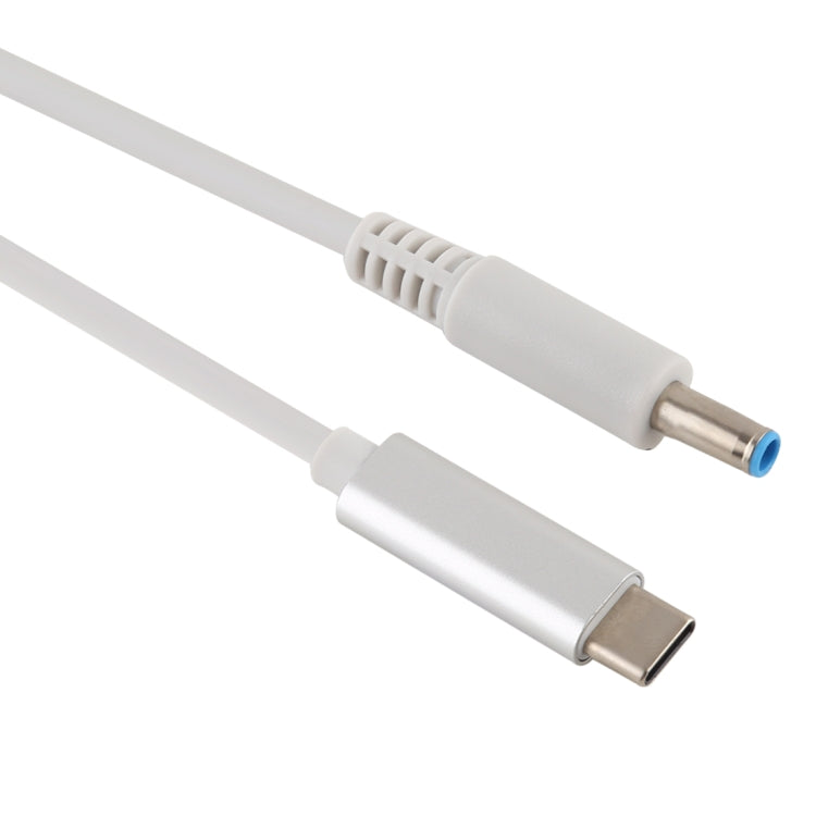 Para cable de carga de alimentación para computadora portátil HP USB-C / Type-C a 4,5 x 3,0 mm, longitud del cable: aproximadamente 1,5 m, Type-C to 7.4 x 0.6mm
