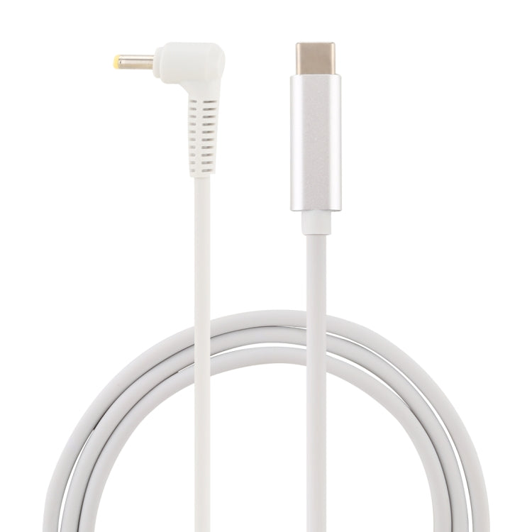 Cable de carga de alimentación para computadora portátil USB-C / Type-C a 4,0 x 1,7 mm, longitud del cable: aproximadamente 1,5 m, Type-C to 4.0 x 1.7mm