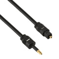 Cable de audio óptico digital Toslink macho de 5 m OD4.0 mm a mini Toslink macho de 3,5 mm, 5m