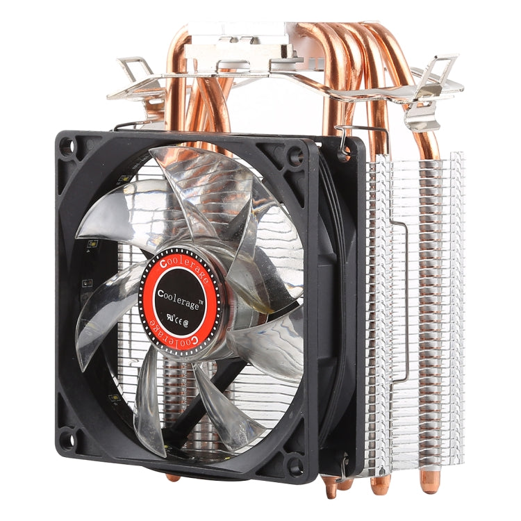 CoolAge L400 DC 12V 1600PRM 40.5cfm disipador de calor rodamiento hidráulico ventilador de refrigeración CPU ventilador de refrigeración para AMD Intel 775 1150 1156 1151, L400 (White), L400 (Red)