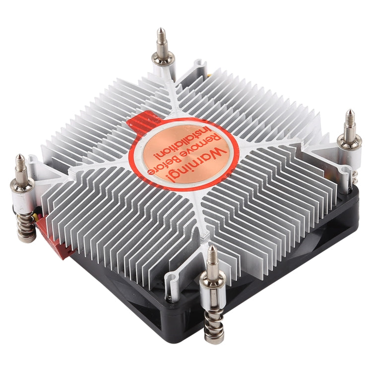 CoolerAge 1155-1U DC 12V 2000PRM 30.5cfm núcleo de cobre disipador de calor rodamiento hidráulico ventilador de refrigeración CPU ventilador de refrigeración para Intel 1150 1156 1151, 1155-1U Copper Core