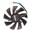 T129215SU Ventilador de refrigeración de repuesto con dos rodamientos de bolas de 4 pines para ventilador enfriador de tarjetas MSI Gigabyte GTX 1060 RX 480 460 570 580 R9 290X RX 550, diámetro: 85 mm, 4 Pin Male