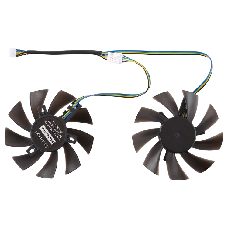 GFY09010E12SPA Ventilador de refrigeración para tarjeta gráfica de 4 pines para Zotac GTX 1070 Mini GTX 1060 6GB GTX1060, diámetro: 85 mm, pares, GFY09010E12SPA
