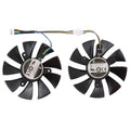 DC 12V 0.5A 4 pines hembra original computadora de escritorio ventilador de refrigeración del radiador ventilador de refrigeración de la CPU, diámetro: 8,5 mm, pares, 0.5A Diameter: 8.5mm(Original)