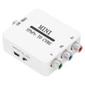 Mini YPBPR a CVBS Video Converter Componente Adaptador AV para TV / Proyector / Monitor