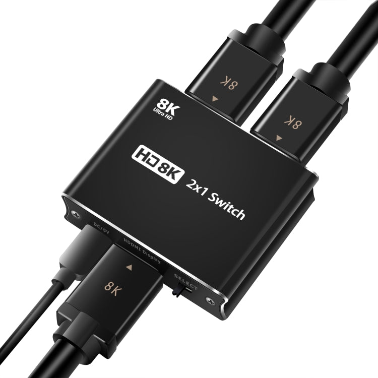 Conmutador unidireccional NK-W80 8K UHD HDMI 2X1, NK-W80